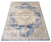 Dywany - Zdobiony prostokątny dywan do salonu S4-T78 - miniaturka - grafika 1