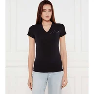 Koszulki i topy damskie - Armani Exchange T-shirt Slim Fit - miniaturka - grafika 1