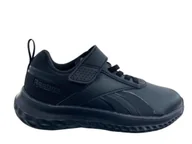 Buty dla dziewczynek - Buty dziecięce Reebok 100238556 RUSH RUNNER SYN ELAS Czarne - miniaturka - grafika 1
