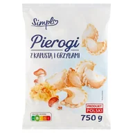 Dania mrożone - Simpl Pierogi z kapustą i grzybami 750 g - miniaturka - grafika 1
