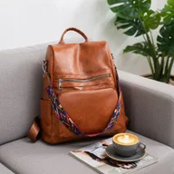 Torebki damskie - Plecak Damski duży rozmiar, 2 W 1 Plecak Torebka Elegancki Wodoodporny Miejski Damski Mini Plecaki Nowoczesny Plecaks Podróżny Plecaki Torebki Na Po.. - miniaturka - grafika 1