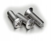 Śruby i nakrętki - M6x20 ŚRUBA STOŻKOWA KRZYŻAK łeb soczewkowy NIERDZEWNA A2 966(10) - miniaturka - grafika 1