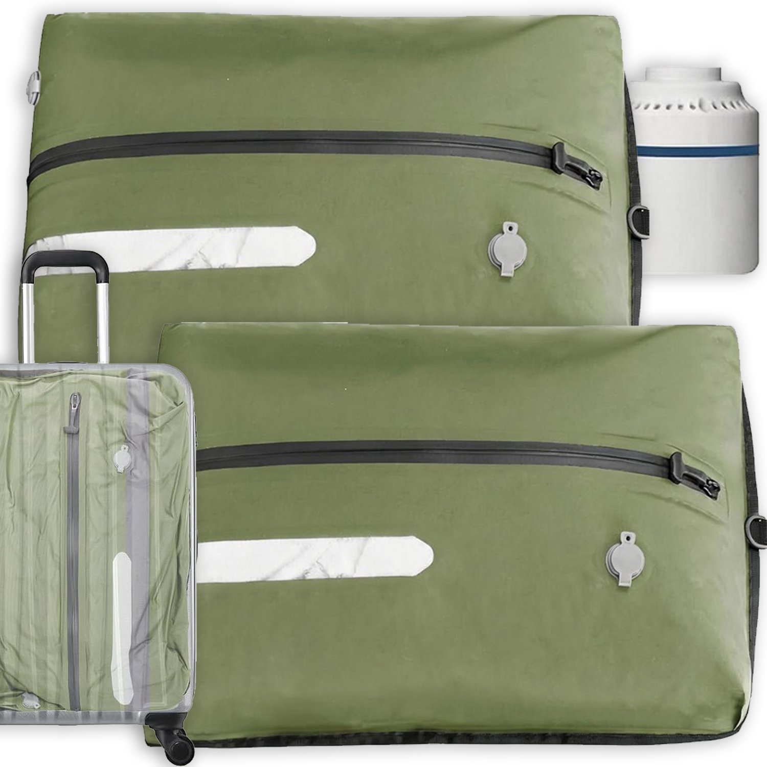 Próżniowa Kompresyjna Torba Podróżna Roll Up Organizer Bag Vacuum+pompa