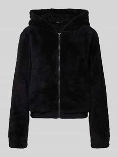 Bluza rozpinana o kroju regular fit z futerka model ‘NEWANNA’ - Bluzy damskie - miniaturka - grafika 1