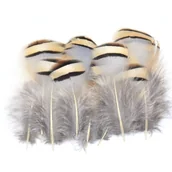 Pasmanteria - Piórka Ozdobne Ptasie Naturalne 3-7 cm 10 szt. - miniaturka - grafika 1