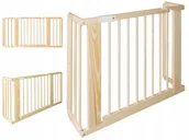 Zabezpieczenia dla dzieci - BRAMKA OCHRONNA BARIERKA ZABEZPIECZAJĄCA NA SCHODY KOMINEK DRZWI do 141 cm - miniaturka - grafika 1