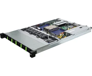 Asrock 1U12E-GENOA/2L2T serwer barebone AMD SoC LGA 6096 Rack (1U) Szary 1U12E-GENOA/2L2T - Serwery - miniaturka - grafika 1