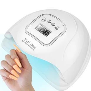 Lampa Uv Led Do Paznokci 80w Hybrydy Żele Dual Szary Karton - Lampy UV do paznokci - miniaturka - grafika 1