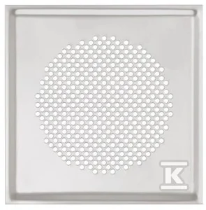 Kratka dekoracyjna Venezia - do skrzynki rozprężnej CLRF / TVA z filtrem, DN125, biała 990322090 - Akcesoria do wentylacji i klimatyzacji - miniaturka - grafika 1