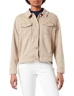 Kurtki damskie - Tommy Hilfiger Damska kurtka DNM Straight Cw Denim, BEŻOWY, 64 - miniaturka - grafika 1