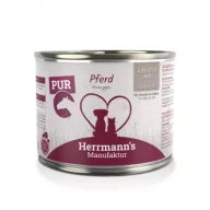 Mokra karma dla psów - Herrmanns Manufaktur Kreativ Mix Pferd Pur - 100% konina 200 g - miniaturka - grafika 1