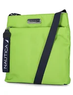 Torebki damskie - Nautica Damski Diver Nylon mała torba portfel z regulowanym paskiem na ramię Crossbody, limonka - miniaturka - grafika 1