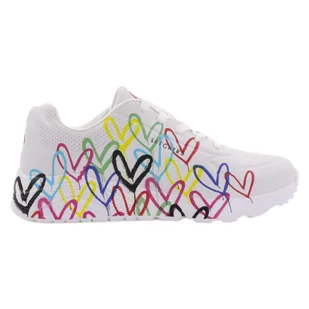 Buty na co dzień damskie SKECHERS UNO LITE SPREAD THE LOVE - Buty trekkingowe damskie - miniaturka - grafika 1