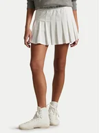 Spódnice - Polo Ralph Lauren Spódnica plisowana 211965112001 Biały Regular Fit - miniaturka - grafika 1