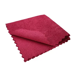 Ściereczka z mikrofibry czerwona Long Fresh 38x38, 5szt. QLEANUP - Ściereczki, gąbki, czyściki - miniaturka - grafika 1