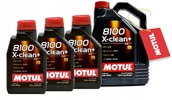 Oleje silnikowe - Motul 8100 X-clean+ Plus 5W30 C3 504/507 8L - miniaturka - grafika 1