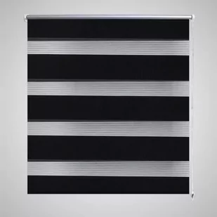 vidaXL vidaXL Roleta Zebra (40 x 100 cm) Czarna - Rolety - miniaturka - grafika 1