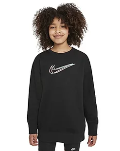 Nike Bluza dziecięca unisex Nsw Bf czarny 164 - Bluzy dla dziewczynek - miniaturka - grafika 1