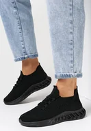 Moda i Uroda OUTLET - Czarne Buty Sportowe Telephotis - miniaturka - grafika 1