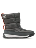 Buty dla dziewczynek - Sorel Śniegowce Youth Whitney™ II Puffy Mid Wp NY3873-054 Szary - miniaturka - grafika 1