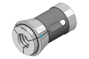 Tulejka zaciskowa automatowa z gniazdem okrągłym | rowki poprzeczne EO - 10 mm | DIN 6343 | 173E (F48) - FATPOL - Tuleje - miniaturka - grafika 1