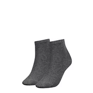 Skarpetki damskie - Tommy Hilfiger krótkie skarpety (zestaw 2 sztuk) damskie, Middle Grey Melange, 35-38 EU - miniaturka - grafika 1