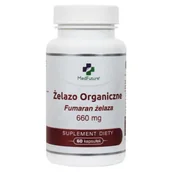 Witaminy i minerały - MedFuture Żelazo organiczne (Fumaran żelaza), 60 kapsułek - miniaturka - grafika 1