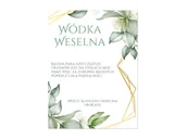 Wesele i ślub - Etykiety personalizowane na butelkę z Wódką Weselną - 9 szt. - miniaturka - grafika 1