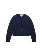 Swetry damskie - TOM TAILOR Dziewczęcy kardigan dziecięcy, 10668 - Sky Captain Blue, 128/134 cm - miniaturka - grafika 1