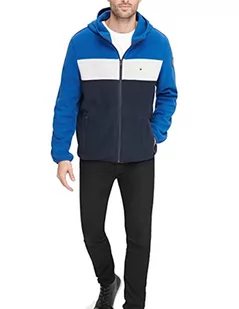 Tommy Hilfiger Męska kurtka polarowa z kapturem Performance - Kurtki męskie - miniaturka - grafika 1