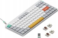 Klawiatury - NuPhy Air75 V2 Ionic White Wisteria - miniaturka - grafika 1