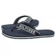 Klapki i japonki damskie - Japonki Tommy Webbing Sandal Space Blue FW0FW07143 DW6 (TH784-a) Tommy Hilfiger - miniaturka - grafika 1