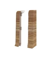 Listwy przypodłogowe - Zaślepka do listwy przypodłogowej Esquero 65x20x10mm dąb op.2szt - miniaturka - grafika 1