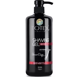 Totex Shaving Gel Sensitive For Men, Żel Do Golenia Skóry Wrażliwej, 750ml - Kosmetyki do golenia - miniaturka - grafika 1