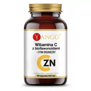 YANGO Yango Witamina C z bioflawonoidami i cynk 90 k YA0589 - Suplementy naturalne - miniaturka - grafika 1