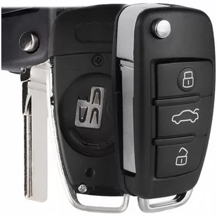KLUCZYK PILOT OBUDOWA AUDI A3 8P A4 B7 A6 C6 A8 - Etui na klucze - miniaturka - grafika 1