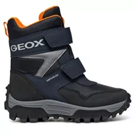 Buty dla chłopców - Śniegowce Geox J Himalaya Boy B Abx J46FRE 0FU50 C4002 S Granatowy - miniaturka - grafika 1