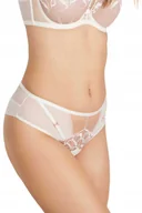 Majtki damskie - Gorsenia Figi brazyliany Cotton candy 869 kremowe 3XL - miniaturka - grafika 1