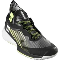 Tenis ziemny - Buty tenisowe męskie Wilson Kaos Rapide Swift clay white/black/yellow 40 2/3 - miniaturka - grafika 1