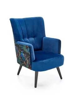 Fotel wypoczynkowy Gredos granatowy - Fotele - miniaturka - grafika 1