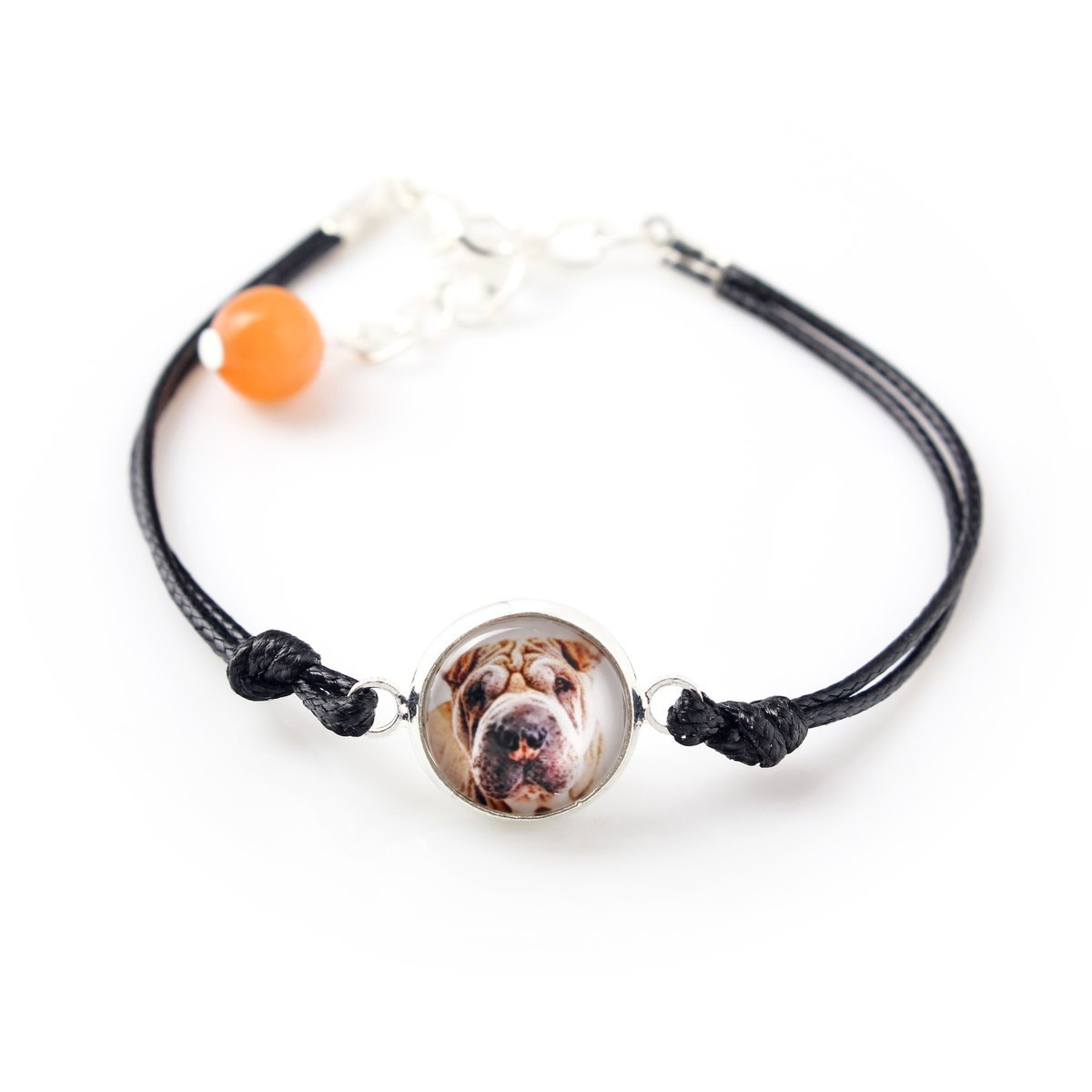 Shar Pei - bransoletka z twoim zdjęciem handmade, wyjątkowa biżuteria marki Art-Dog