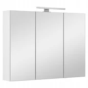 Szafki łazienkowe - Szafka łazienkowa z lustrem oświetleniem lampką led lustrzana wisząca 80 cm - miniaturka - grafika 1