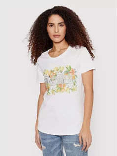 Koszulki i topy damskie - Fracomina T-Shirt FR22ST3033J401N5 Biały Regular Fit - grafika 1