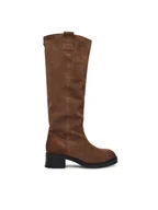 Kozaki damskie - Steve Madden Kozaki Banner SM11003092 Brązowy - miniaturka - grafika 1