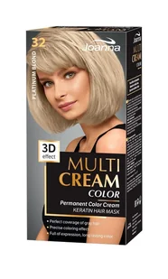 Joanna Multi Cream Color 32 Platynowy blond - Farby do włosów i szampony koloryzujące - miniaturka - grafika 1