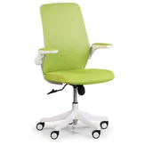 Fotele i krzesła biurowe - B2B Partner Krzesło biurowe z siatkowanym oparciem BUTTERFLY, zielona 902021 - miniaturka - grafika 1