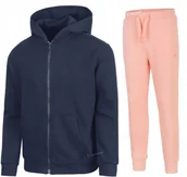 Dresy męskie - 4F OCIEPLANY DZIEWCZÄCY DRES KOMPLET BLUZA SPODNIE / rozm 164 - miniaturka - grafika 1