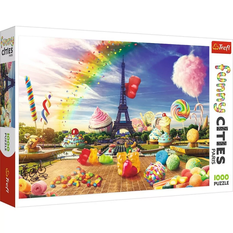 Trefl Puzzle 1000 elementów Słodki Paryż 10597