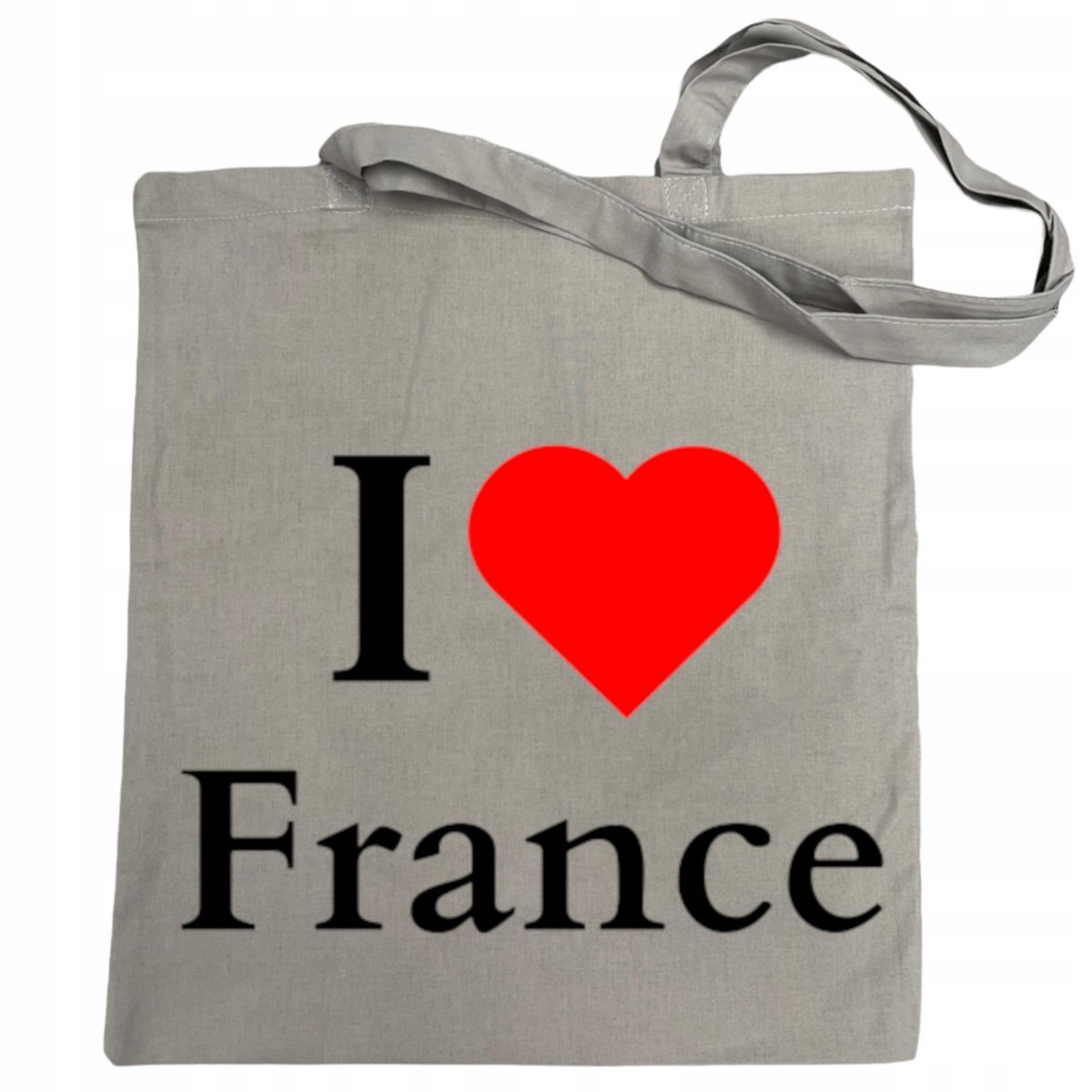 Torba na zakupy nadruk I Love France Kocham Francje