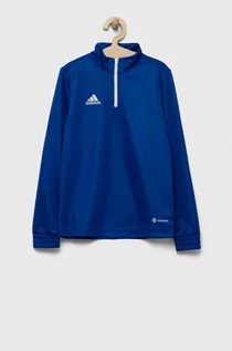 Bluzy dla dziewczynek - adidas Performance bluza dziecięca ENT22 TR TOPY kolor niebieski z aplikacją - grafika 1